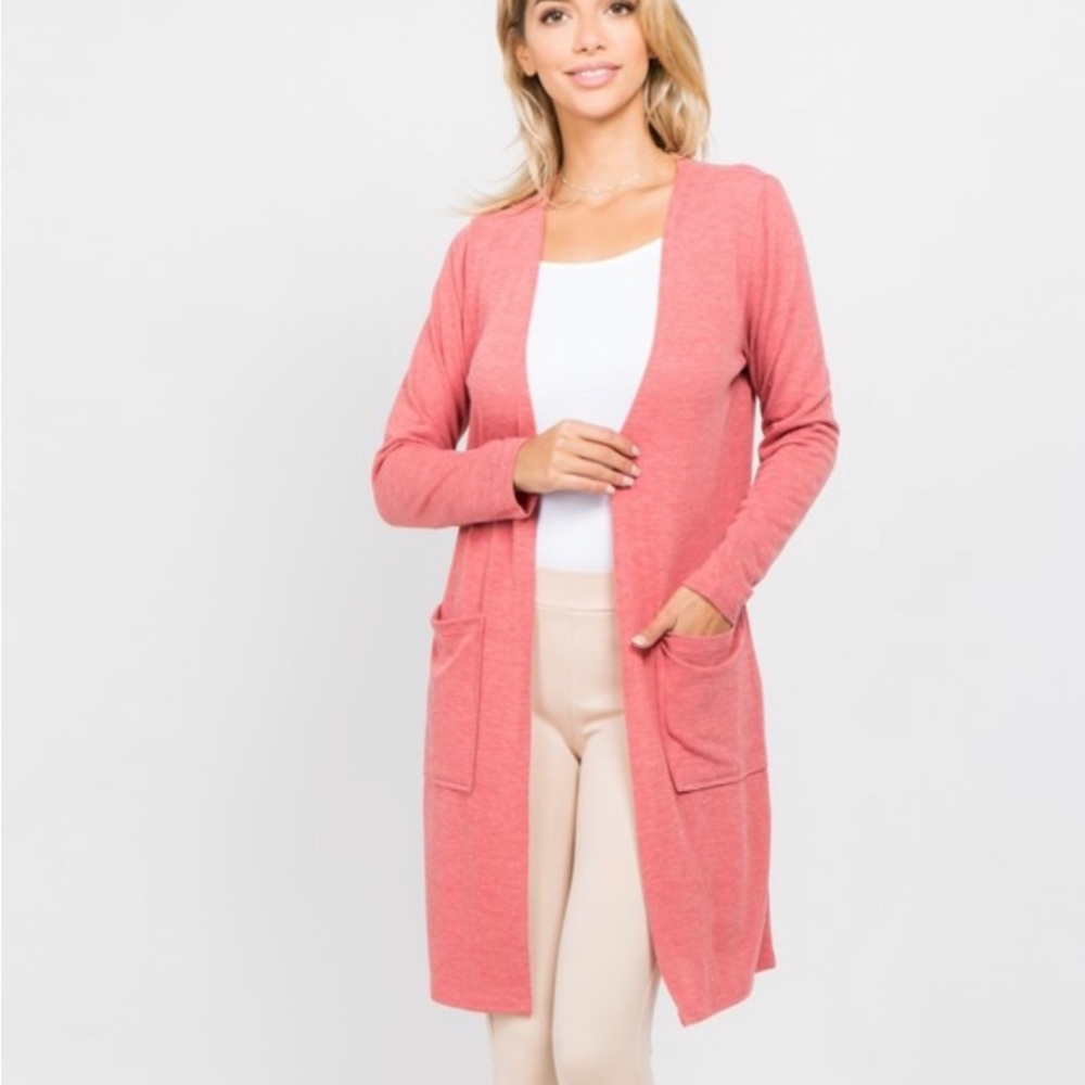 Brick red open Cardigan❤️